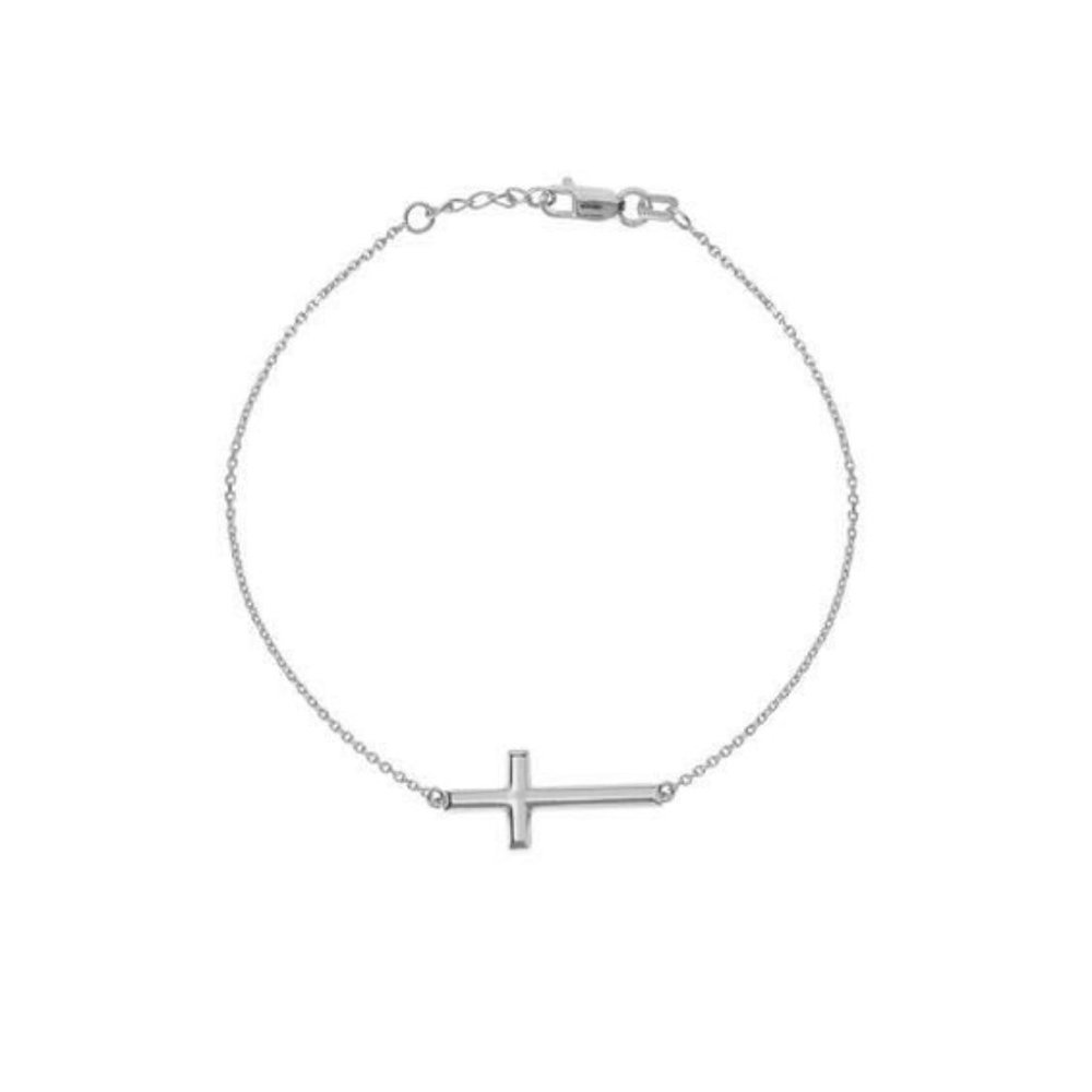 NWT Eileen Cross Bracelet - Sterling Silver